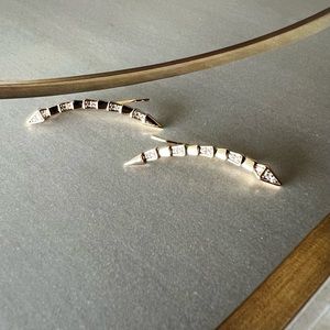 ✨Gold-Plated Zircon Ear Climber Earrings by Simply Kavia